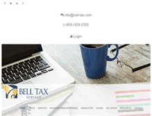 Tablet Screenshot of bell-tax.com